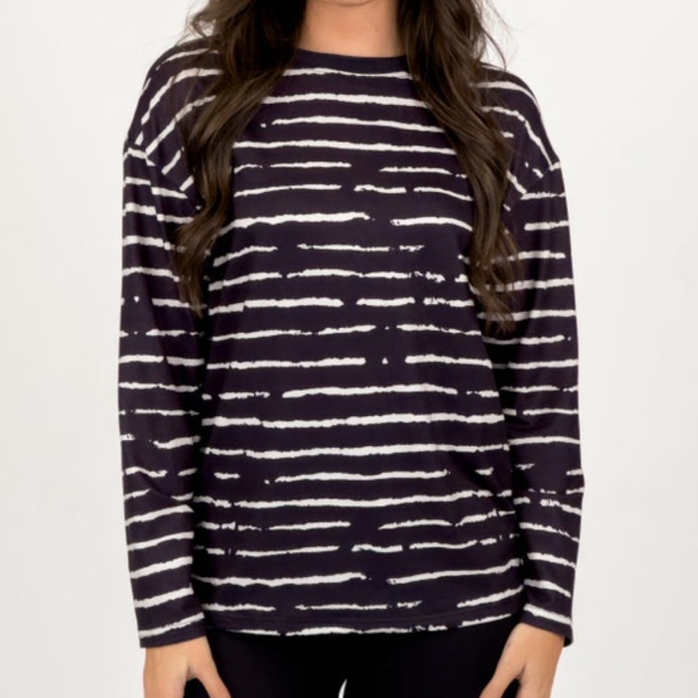 Classic Striped Long Sleeve Top